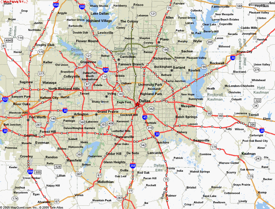 Map of Dallas Map of Dallas Map of Dallas