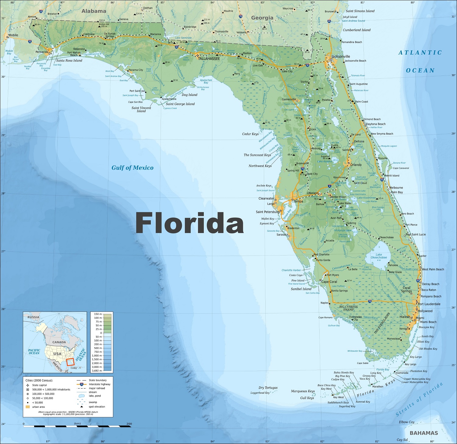 Map of Florida Map of Florida Map of Florida