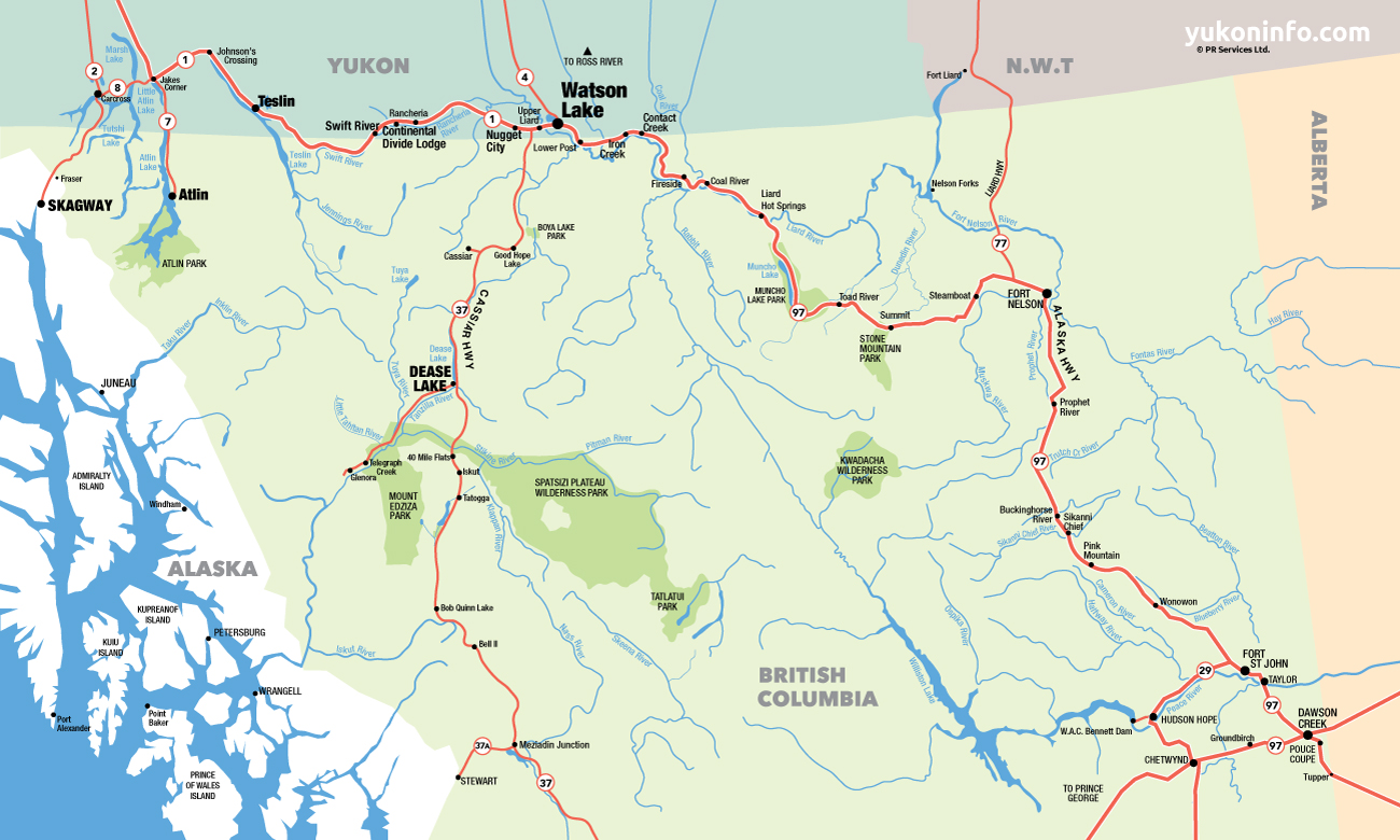 map of british columbia yukon and alaska map of british columbia yukon and alaska map of british columbia yukon and alaska