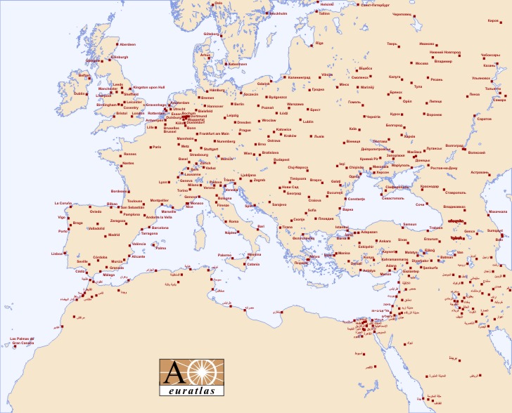 Map of Europe with Cities, map of europe with cities and countries, map of europe with cities and capitals, map of europe with cities printable, google map of europe with cities, political map of europe with cities