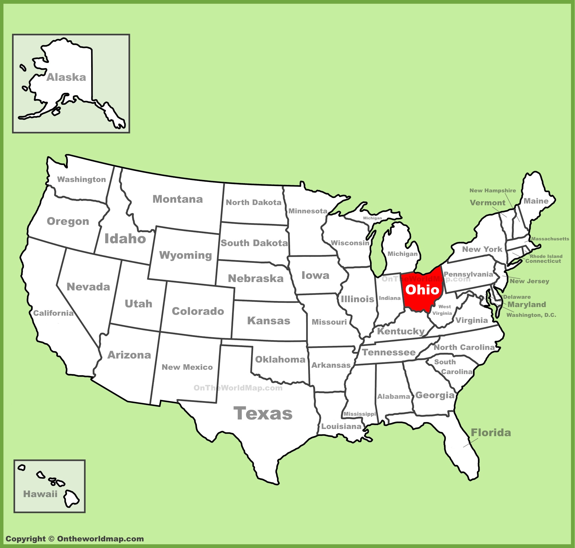 ohio map usa ohio map usa ohio map usa