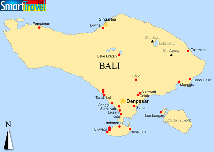 Map of Bali Free Map of Bali Free Map of Bali Free