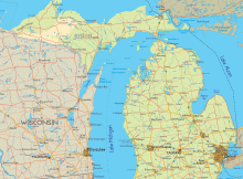 Map of Michigan Map of Michigan Map of Michigan